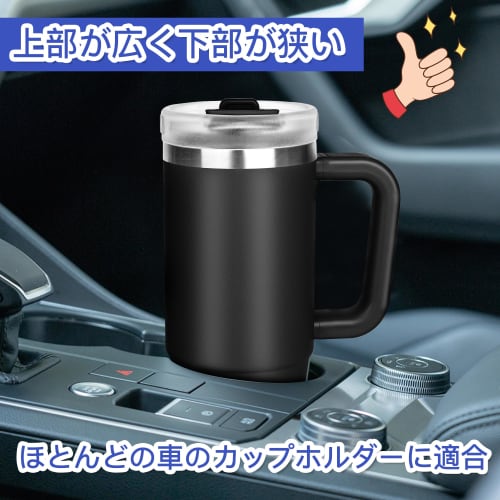 TYESO 1.2L Stainless Steel Tumbler with Straw and Handle, Vacuum Insulated, Double Walled, Wide Mouth, Large Capacity, Direct Drinking, for Girls and