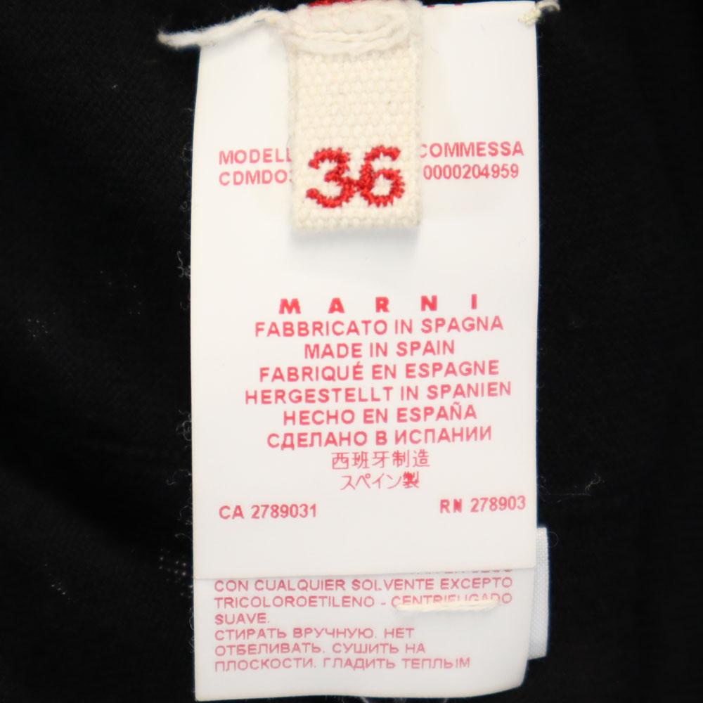 MARNI Made in Spain Long sleeve knit cardigan 36 black Women Used