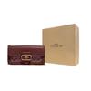 COACH Morgan Fabric With Cow Leather Shoulder Bag, Crossbody Bag Small Women's Burgundy CH150-IMMZI