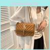 New Diamond Embossed Women's Bag Chain Elegant Ladylike Style Shoulder Bag Wholesale