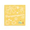 Towel Museum Sanrio Big Ribbon Pompompurin Towel Handkerchief YK Yellow Initial K 25 X 25 Cm 28-2030072 Approx.