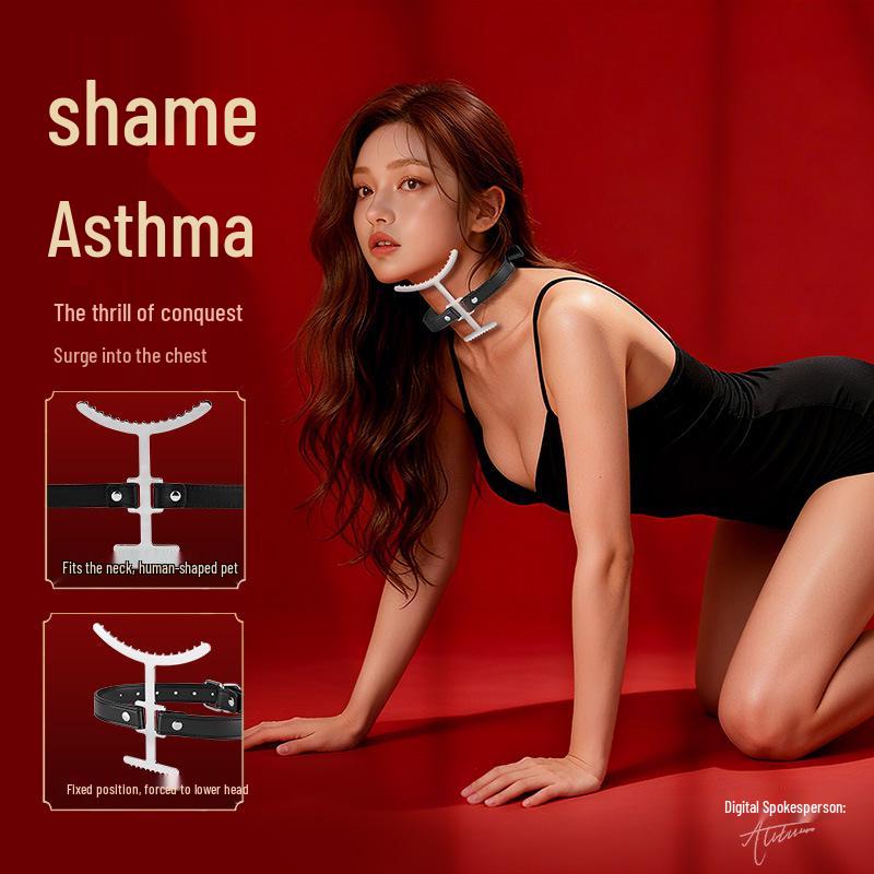 Couples' Role-Playing Metal Neck Collar with Fork - Restraint & Flirtation Toy