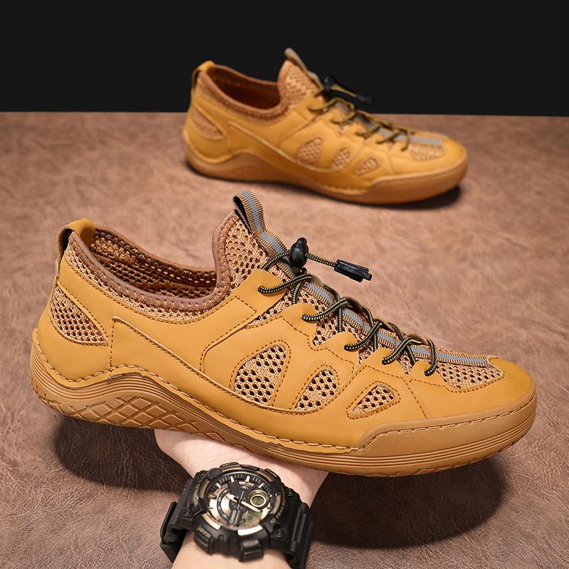 FashionLightweight Men's Casual Sports Shoes Breathable Mesh Sneakers Fashion Outdoor Male Tenis Masculino Hollow Out Walking Footwear