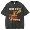 ARC Year Round Clothing New Model Washed T-shirt Anime Lover Unisex Oversized High Quality Y2k Short Sleeves Comfortable