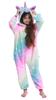 Pigiama Intero da Bambino Kigurumi Costume Unicorno 135-145 Cm [M-Onesie104]