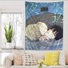 LLow TTide In TTwilight Anime Wandteppich Hängend Tarot Hippie Wandteppiche Schlafsaal Wandbehang Laken