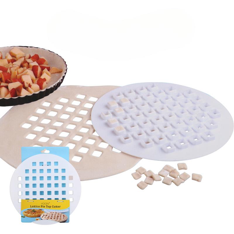 Apple Pie Cutting Tool Non-stick Pizza Baking Tray Round Cookie Mold Pizza Crust Decoration Tool