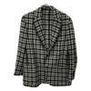 Sartorio SG5250 White x Gray Wool Gangum Check 2B Tailored Jacket Jacket 52 Green Black CheckUsed