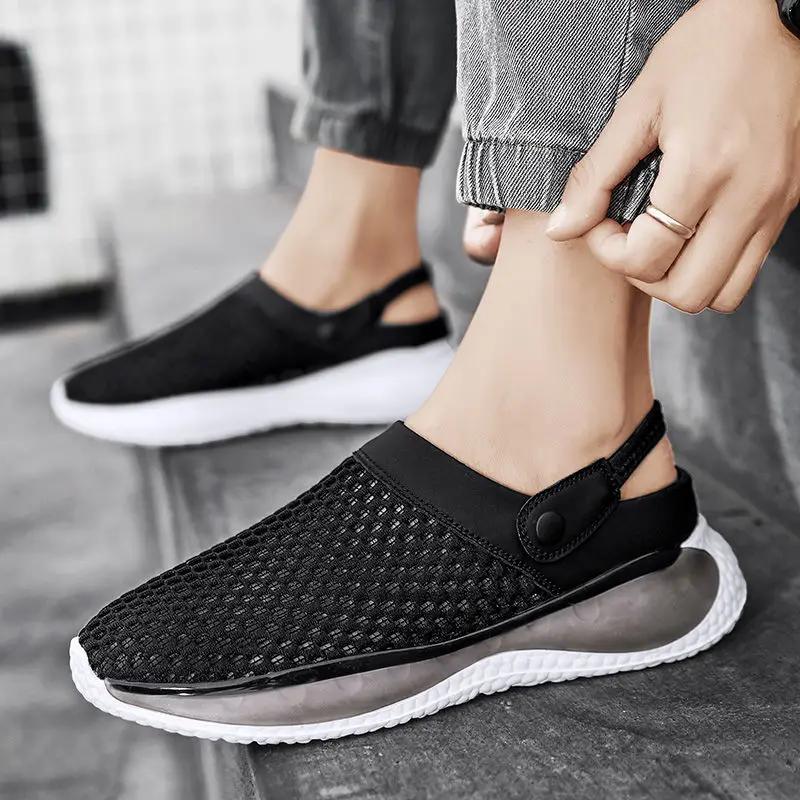 Fashion Trekking Men's Sandal Outdoor Beach Mesh Luxury Designer Expensives New Fashion Summer 2025 Japanese Buy Big Size Sale Male Shoe