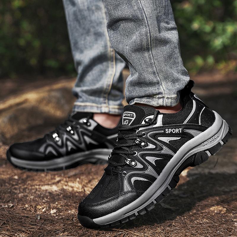 Men'S Hiking And Mountaineering Shoes  New Anti Slip Wear-Resistant Comfortable Breathable Shock-Absorbing Hiking Shoes
