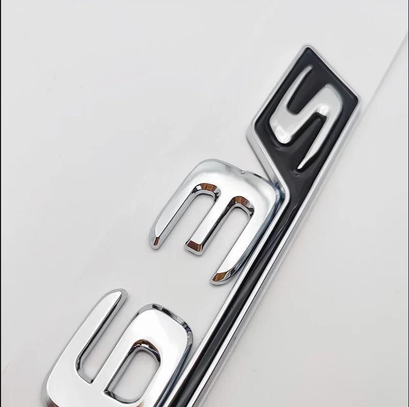 3D ABS Chrome Black E63 S Logo E63S Emblem Letters Sticker Car Trunk Badge For Mercedes Benz E63S AMG W212 W213 Accessories