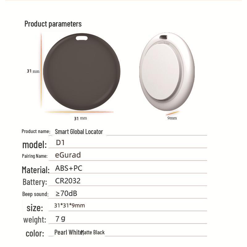 Cross-border Pet and Elderly Locator: Airtag Anti-loss Device for Cats, Dogs, and Children