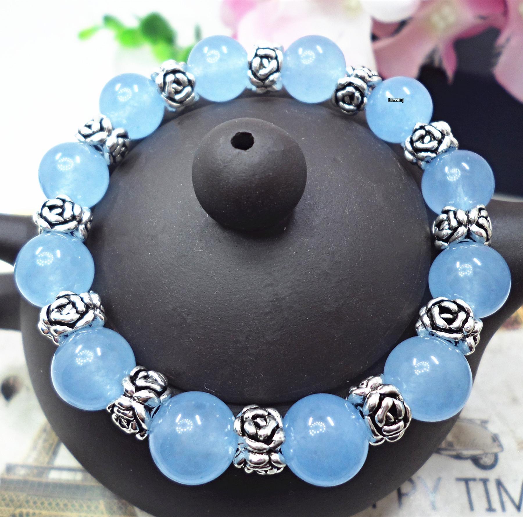 

Браслет из аметиста для женщин - Элегантный аксессуар ручной работы