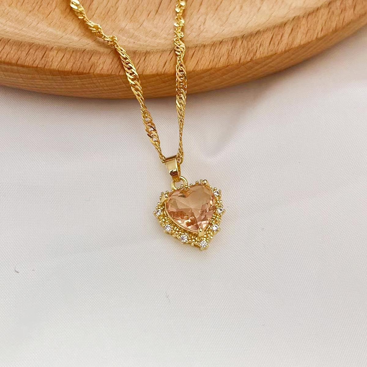 1 шт. модная женская простая любовь личность ключичная цепочка аксессуары маленькая высококлассная атмосфера легкая роскошная подвеска аксессуар