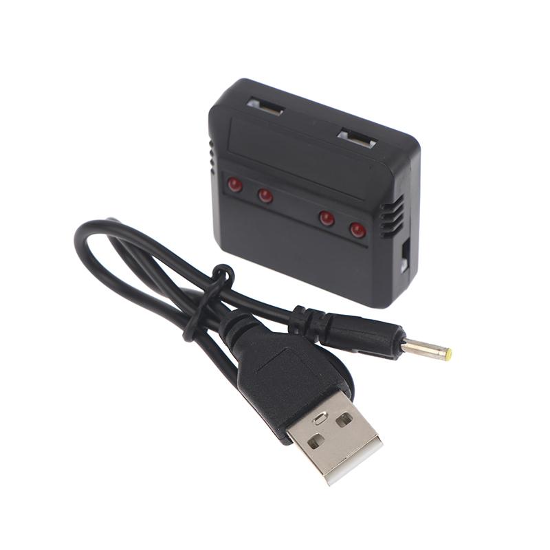 

3.7V Lipo 4 In 1 Usb Charger For E010 H31 X4 Syma X5Sw X5C X5Hw Rc Boat Car Drone Helicopter Parts Accessories чорний