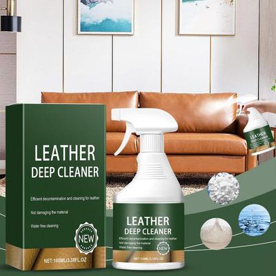Leather Stain Cleaner Cleans Conditions And Restores Leather Leather Deep Cleaner 100ml Conditioner For Furniture Restore &