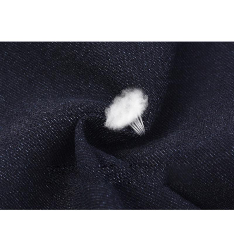 Plus Größe M-6XL Frauen Atmungsaktive Schwarz Imitation Denim Hosen Tasche Bleistift Hosen Schlanke Strumpfhosen Hosen