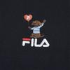 Fila Original Simple Classic Casual Embroidered Dog Slim Fit Short Sleeve T-Shirt Women Tops F61W629108FNV