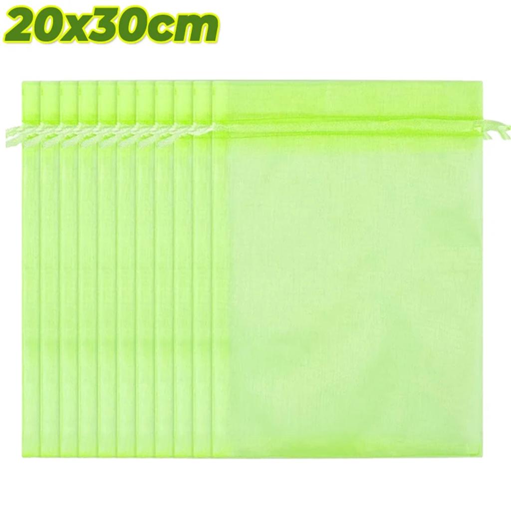 10-200 Pezzi Sacchetti Rete Protezione Frutta Sacchi Coltivazione Piante Rete Anti-Uccelli Giardino Sacchetto Copertura Verdura Fragola Uva Attrezzi da Giardino
