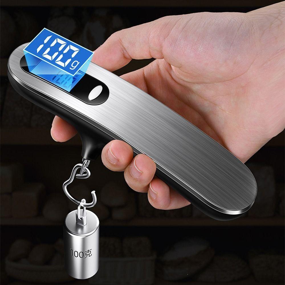 Handheld Electronic Scale LCD Display Weight Balance Tool Practical Baggage Weight Scale  for Home