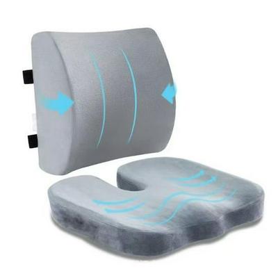 Cuscino per sedia in memory foam a doppia stagione per sedute prolungate
