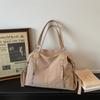 Large Capacity Commuter Bag Women's Shoulder Bag Multi-Zipper Tote Bag