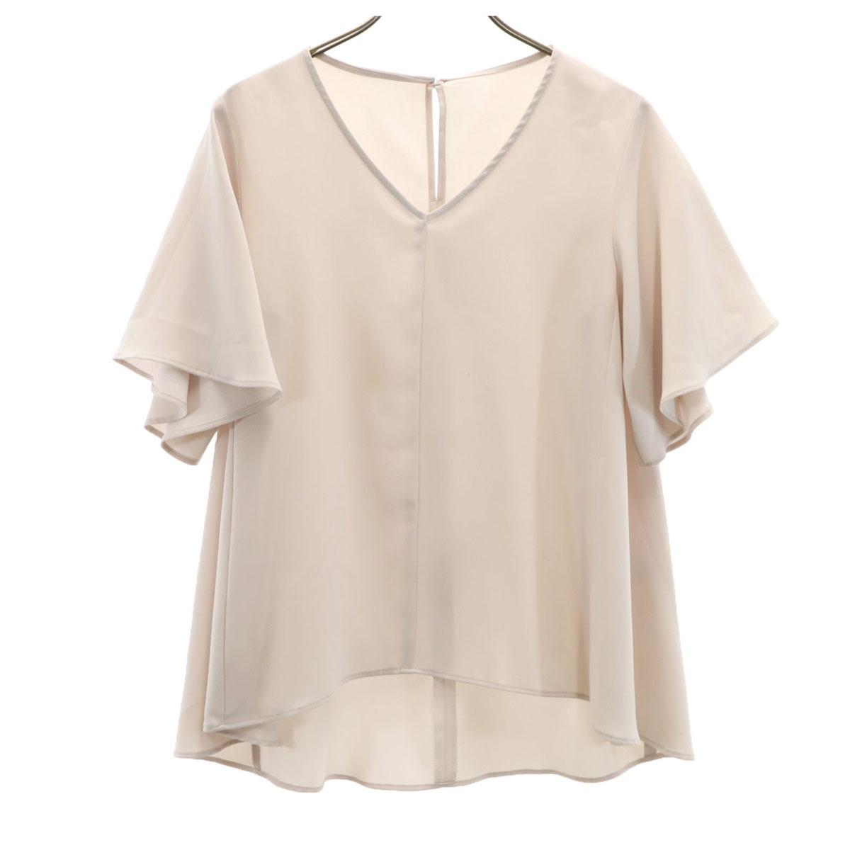 

UNITED ARROWS GREEN LABEL RELAXING Short sleeve V neck blouse pullover Women Used