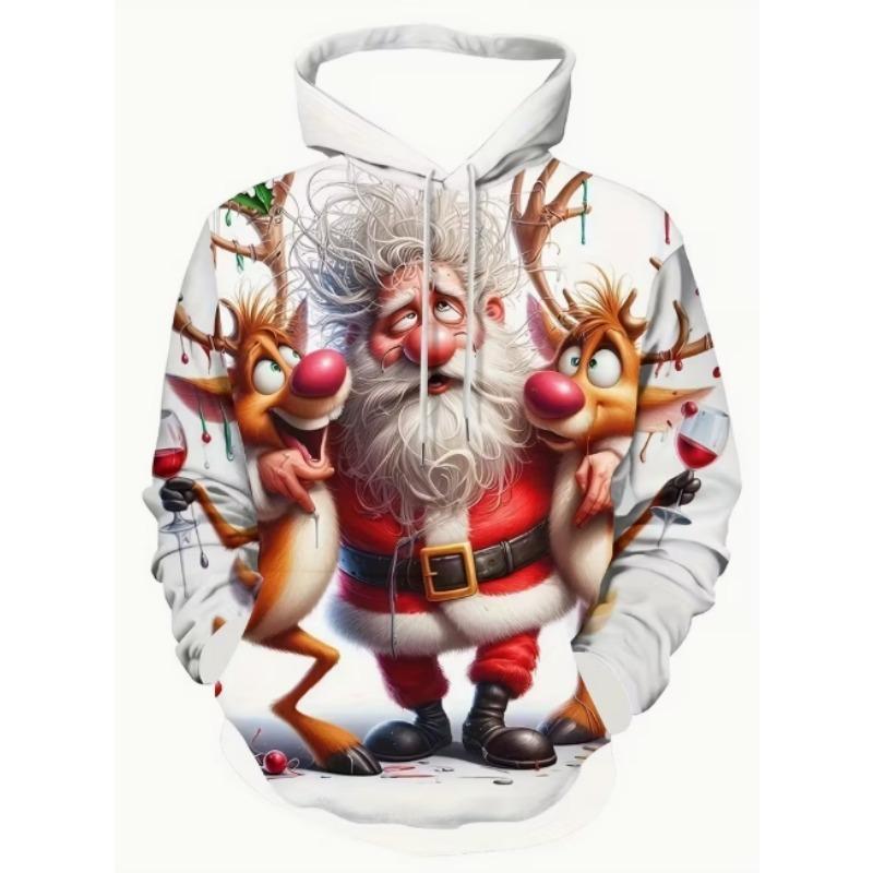 Men's Patriotic 3D American Flag Printed Hoodie