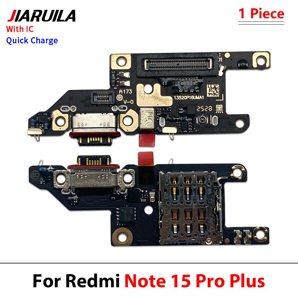 Deska s USB nabíjecím portem Flex kabel Konektor Díly Pro Xiaomi Redmi Note 11 Pro 1G 1G Plus Note 11 Pro Modul mikrofonu s IC
