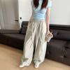 Quick-drying Scimitar Wide-leg Pants Women's Summer Thin New High-waisted Loose Straight Casual Overalls
