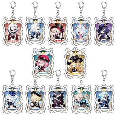 GENSHIN IMPACT Wanderer Kaveh Lyney Docteur Freminet Accessoires de Cosplay Anime Jeu Badge Porte-clés Pendentif Costume de Dessin Animé Accessoire