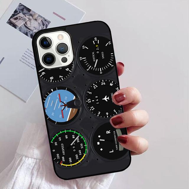 AIRCRAFT COCKPIT DASHBOARD Phone Case Cover For iPhone 17 Air 13 15 Pro Max 16 14 Plus 12 11 Apple max coque