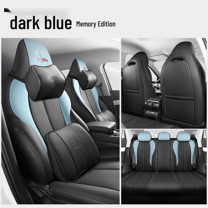 BYD Yuan Plus All-Season Leather Car Seat Covers, Full Wrap for Five Seats