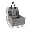 Black/Gray Dog Car Seat Cover Folding Hammock Pet Carriers Bag Basket Carrying for Cats Stable Foldable Travel Pet Dog Car Seat
