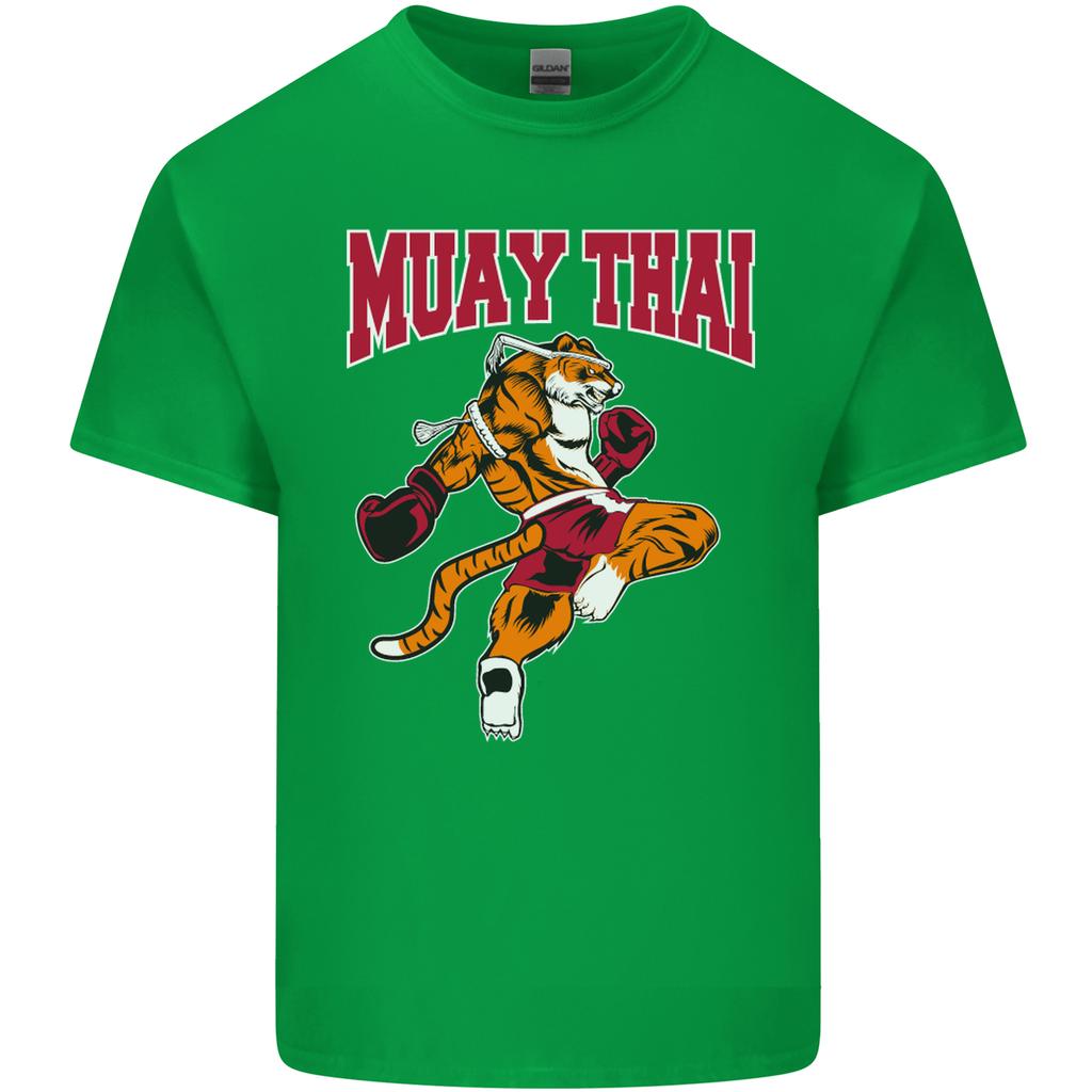 Muay Thai Tiger MMA Mixed Martial Arts Unisexs Light Cotton TShirt
