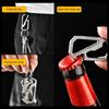 Titaniums Alloy Keychains Clip Waist Hanging Keychain Buckles with Bottle Opener Pocket Outdoor Tool Key Holder