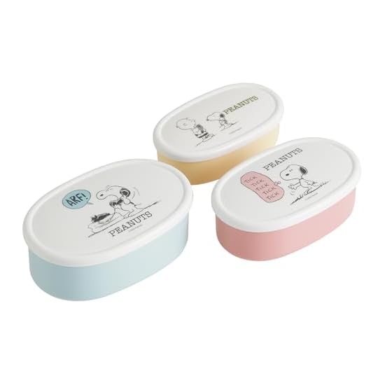 Skater Bento Box Lunch Box Seal Container Storage Container 3-Piece Set Made in Japan Snoopy Smoky P
