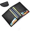 Wallet with 8 Card Slots Bifold Purse Credit Card Holders Men Wallet Genuine Leather Super Slim