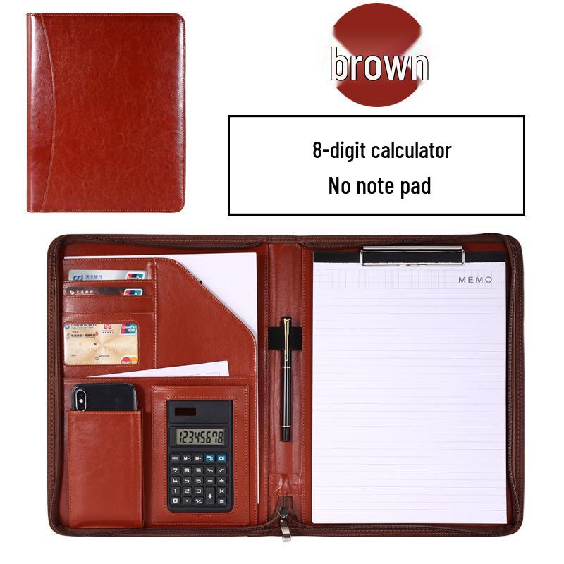 Manufacturer A4 Manager Zippered Business Ring Binder & Clipboard