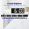Temperature Display LED Digital Clock Calendar Function Electronic Clock  Indoor Use