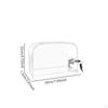 Acrylic Business Card Holder Storage Jar Clear Money Box Raffle Ticket for
