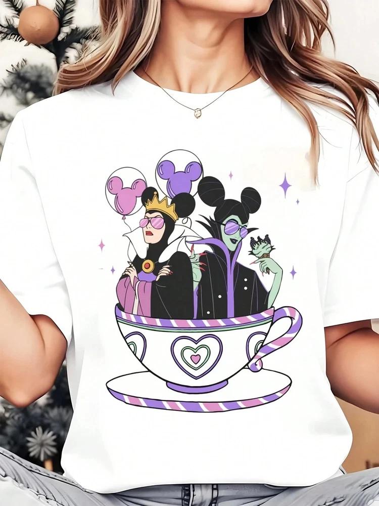 Tshirt The Evil Queen Purple And Pink Stripes Unisex S
