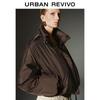 UR Women's Shimmering Stand-Collar Down Jacket