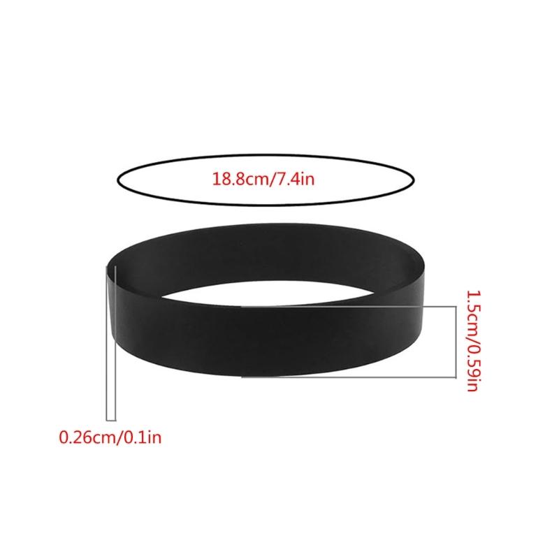 20Pieces Rubber Belt Quality Component Vacuum Cleaner Belt Convenient Rubber Drive Belt Vacuum Cleaner Replacement Part