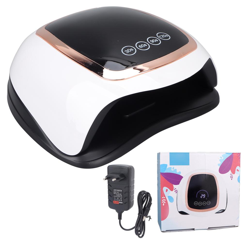 168W UV LED Nail Dryer 42pcs Light Chips 4 Timing Detachable Bottom Nail Polish Curing Lamp