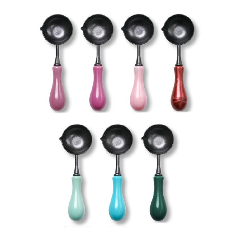 Wax Sealing Stamp Melting Spoon Fine Texture for Seal Stamp Lover Envelope Craft