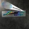 1PC Limited Edition Motorcycle Sticker Waterproof for Motorbike Fuel Tank Fairing Helmet Box Scooter Universal Vinyl Decals