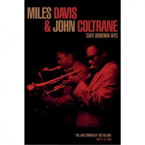 Miles Davis & John Coltrane Cafe Bohemia Maxi Poster
