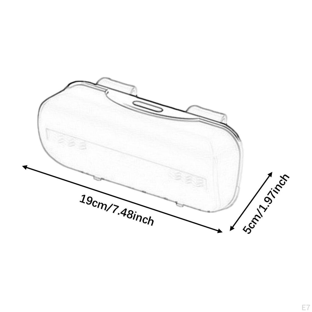 Sunglasses Holder for Car Visor Box Space Saving Convenient Men Women Eyeglasses Storage
