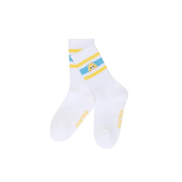 [Catch Teenieping] Edition Mid Socks_YELLOW (Uni)